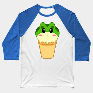 Frog Waffle ice cream Baseball T-Shirt